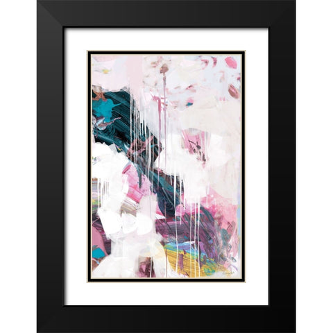 Statement Black Modern Wood Framed Art Print with Double Matting by Hobday, Dan