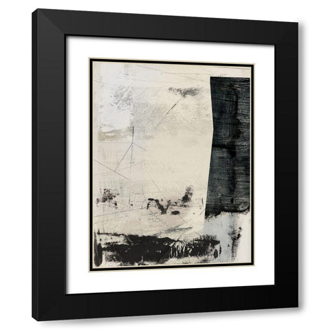 Movement Black Modern Wood Framed Art Print with Double Matting by Hobday, Dan