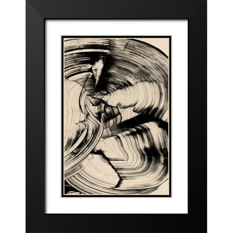 Tornado Black Modern Wood Framed Art Print with Double Matting by Hobday, Dan