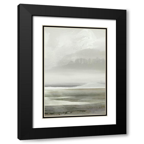 Lakes No2 Black Modern Wood Framed Art Print with Double Matting by Hobday, Dan