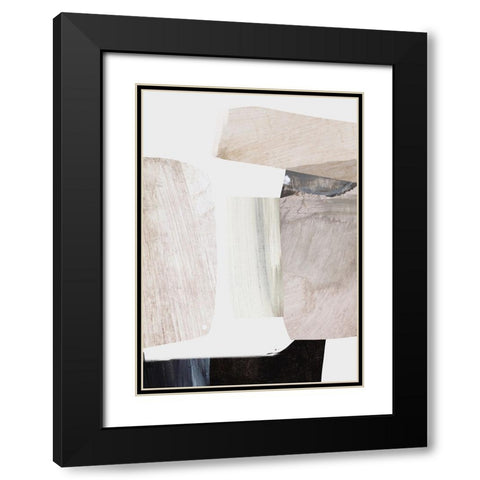 Clay Black Modern Wood Framed Art Print with Double Matting by Hobday, Dan