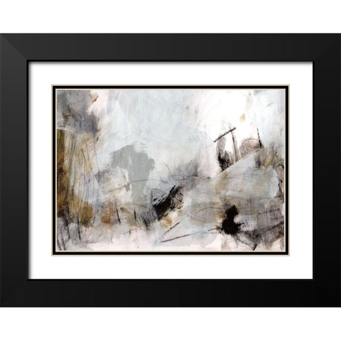 The Past Black Modern Wood Framed Art Print with Double Matting by Hobday, Dan