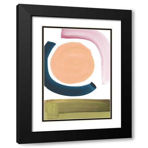 Gravity Black Modern Wood Framed Art Print with Double Matting by Hobday, Dan