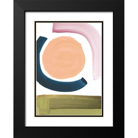 Gravity Black Modern Wood Framed Art Print with Double Matting by Hobday, Dan
