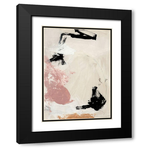Ballet Black Modern Wood Framed Art Print with Double Matting by Hobday, Dan