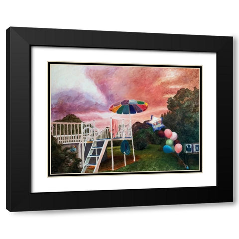 Graduation Black Modern Wood Framed Art Print with Double Matting by Key and Sea