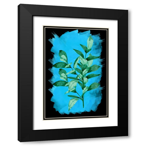 Bay leaf plant Black Modern Wood Framed Art Print with Double Matting by Abdel Aal, Hussein