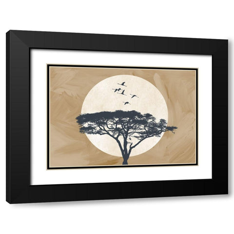 Ethiopia Spirit Black Modern Wood Framed Art Print with Double Matting by Roze, Fadil