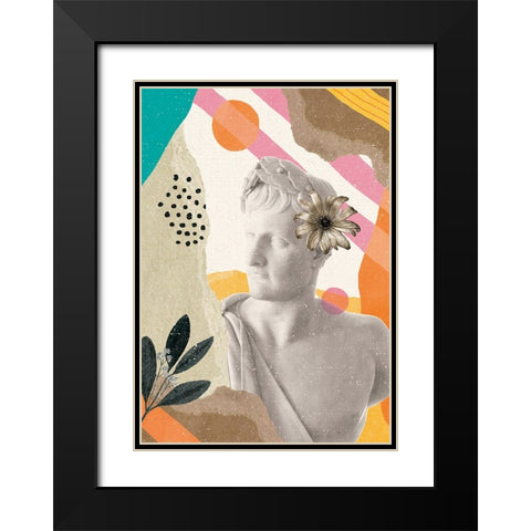 Ode to History Black Modern Wood Framed Art Print with Double Matting by Demir, Aylin