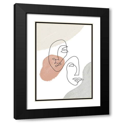 Untitled Black Modern Wood Framed Art Print with Double Matting by Boulova, Veronika