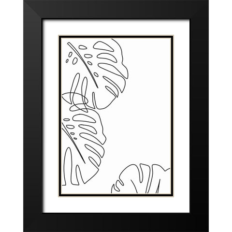 Untitled Black Modern Wood Framed Art Print with Double Matting by Boulova, Veronika
