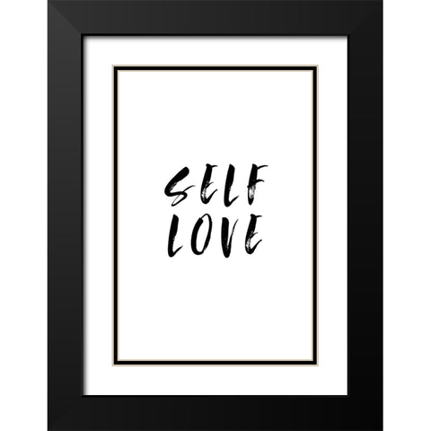 Untitled Black Modern Wood Framed Art Print with Double Matting by Boulova, Veronika