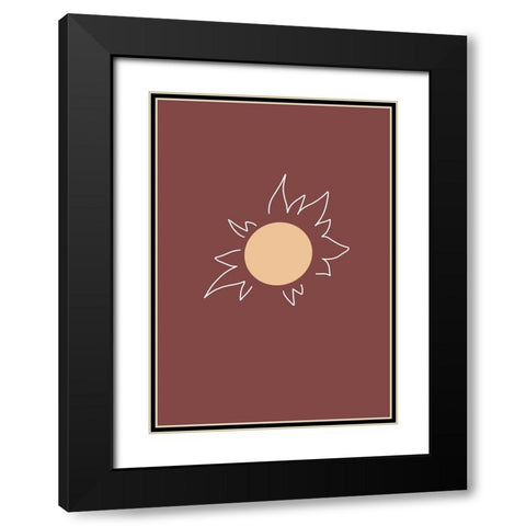 Untitled Black Modern Wood Framed Art Print with Double Matting by Boulova, Veronika