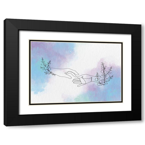 Morus a Lutea Black Modern Wood Framed Art Print with Double Matting by Roze, Fadil