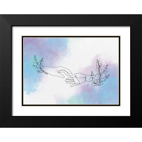 Morus a Lutea Black Modern Wood Framed Art Print with Double Matting by Roze, Fadil