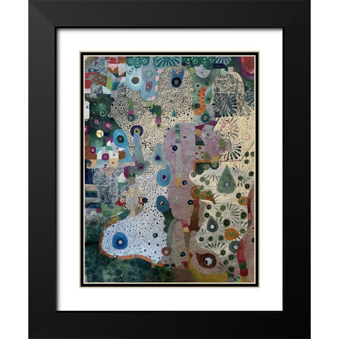 Mirrors and Space Black Modern Wood Framed Art Print with Double Matting by Loebelsohn, Alise