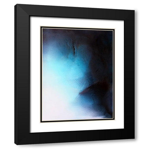 Crevice Black Modern Wood Framed Art Print with Double Matting by Storms, Alyson