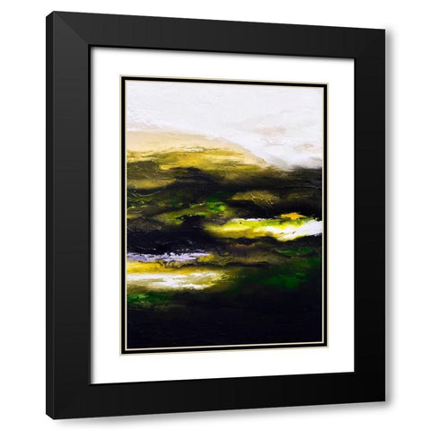 Dark Colorful Light 4 Black Modern Wood Framed Art Print with Double Matting by Storms, Alyson