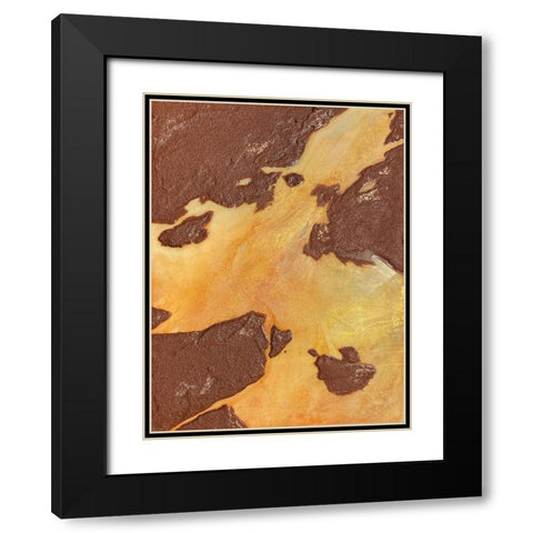 Desert Canyon Black Modern Wood Framed Art Print with Double Matting by Storms, Alyson
