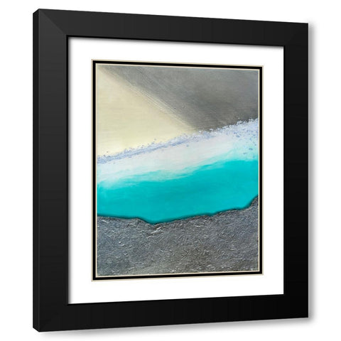 Desert Oasis 1 Black Modern Wood Framed Art Print with Double Matting by Storms, Alyson