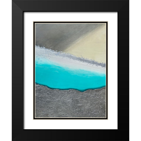Desert Oasis 2 Black Modern Wood Framed Art Print with Double Matting by Storms, Alyson