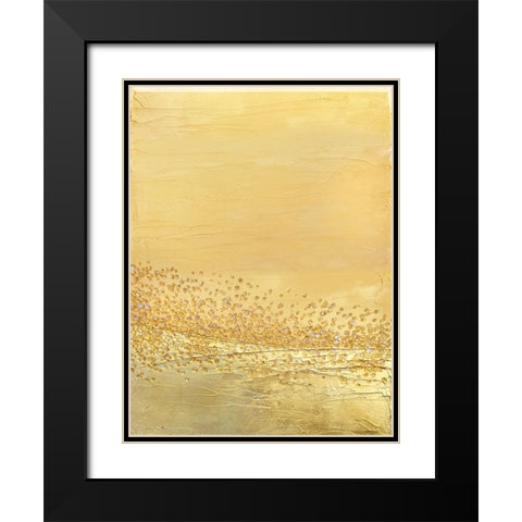 Gold Black Modern Wood Framed Art Print with Double Matting by Storms, Alyson