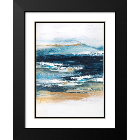 Highland 3 Black Modern Wood Framed Art Print with Double Matting by Storms, Alyson