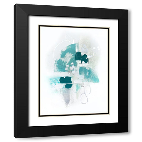 Island Sea Breeze Black Modern Wood Framed Art Print with Double Matting by Storms, Alyson