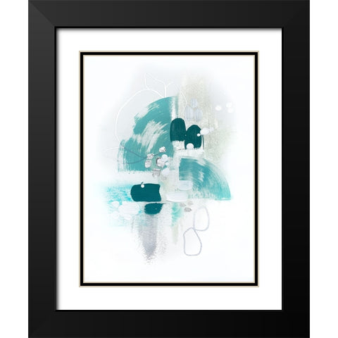 Island Sea Breeze Black Modern Wood Framed Art Print with Double Matting by Storms, Alyson