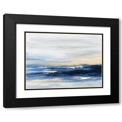 Neahbay Black Modern Wood Framed Art Print with Double Matting by Storms, Alyson
