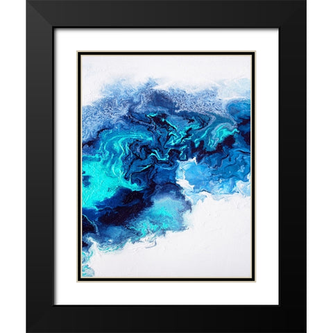 Rainbow Smoke 1 Black Modern Wood Framed Art Print with Double Matting by Storms, Alyson