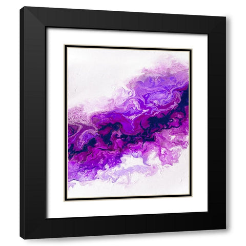 Rainbow Smoke 2 Black Modern Wood Framed Art Print with Double Matting by Storms, Alyson