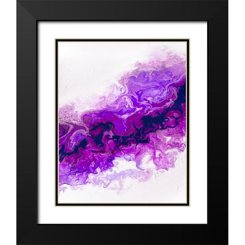 Rainbow Smoke 2 Black Modern Wood Framed Art Print with Double Matting by Storms, Alyson