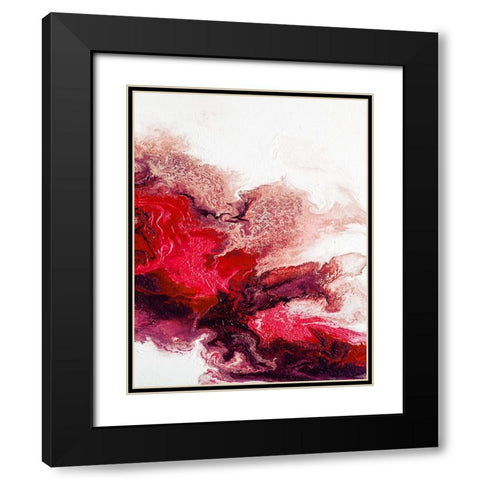 Rainbow Smoke 3 Black Modern Wood Framed Art Print with Double Matting by Storms, Alyson