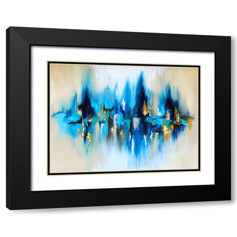 Reflection Black Modern Wood Framed Art Print with Double Matting by Storms, Alyson