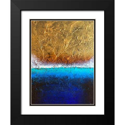 Relic Black Modern Wood Framed Art Print with Double Matting by Storms, Alyson