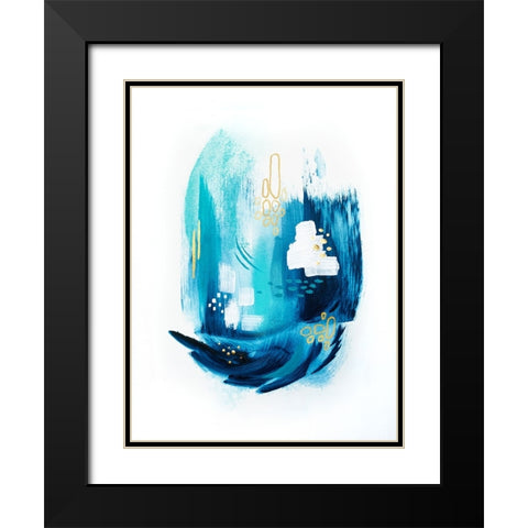 Tridentseas 1 Black Modern Wood Framed Art Print with Double Matting by Storms, Alyson