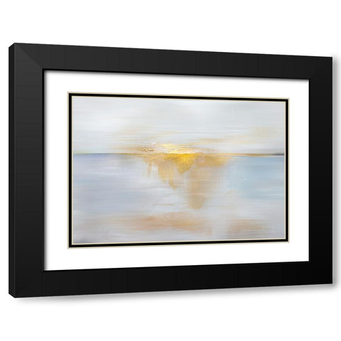 Sea Sun Black Modern Wood Framed Art Print with Double Matting by Hobday, Dan