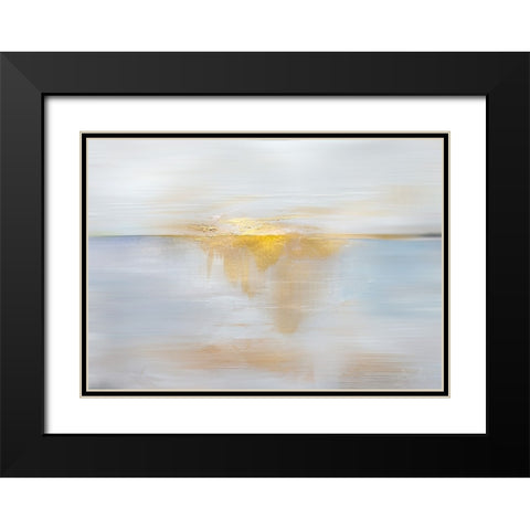Sea Sun Black Modern Wood Framed Art Print with Double Matting by Hobday, Dan