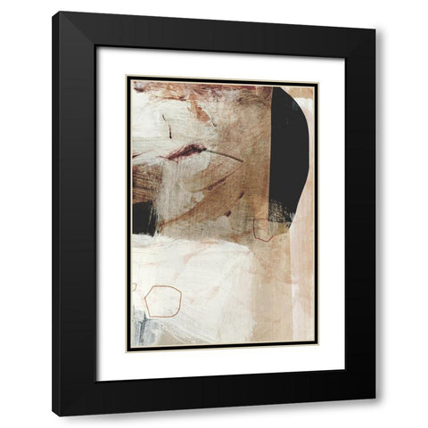Go With It No2 Black Modern Wood Framed Art Print with Double Matting by Hobday, Dan