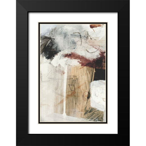 Go With It No1 Black Modern Wood Framed Art Print with Double Matting by Hobday, Dan