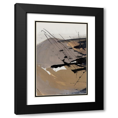 Snap No1 Black Modern Wood Framed Art Print with Double Matting by Hobday, Dan