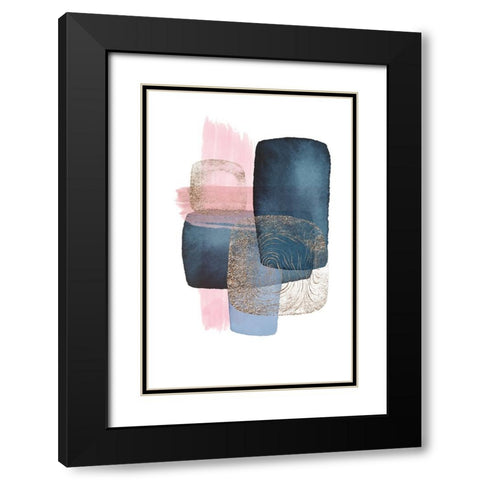 Monday blues-1 Black Modern Wood Framed Art Print with Double Matting by Ann Moss, Sally