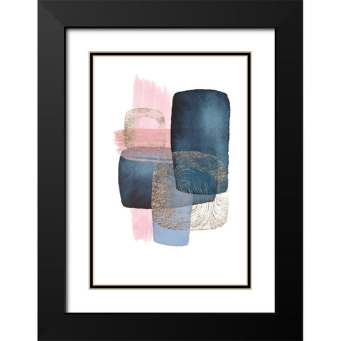 Monday blues-1 Black Modern Wood Framed Art Print with Double Matting by Ann Moss, Sally