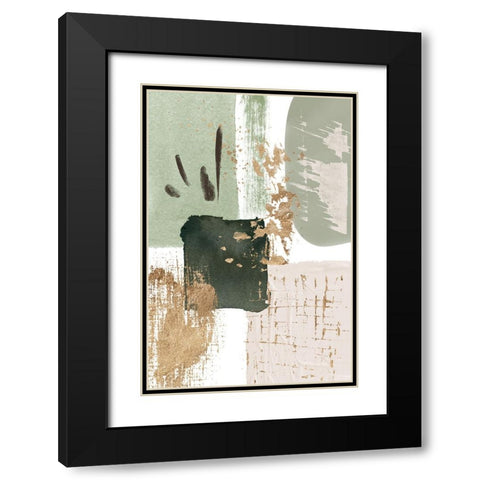 Green of Curiosity-2 Black Modern Wood Framed Art Print with Double Matting by Ann Moss, Sally