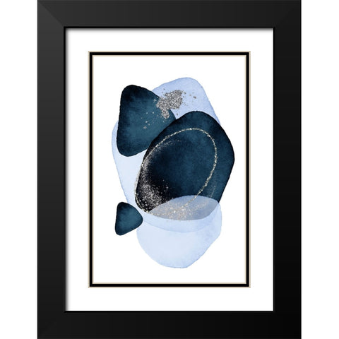 Arctic Ice-3 Black Modern Wood Framed Art Print with Double Matting by Ann Moss, Sally