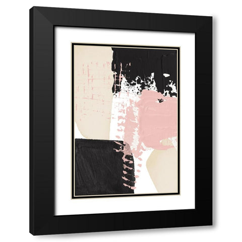 Expression of calm-3 Black Modern Wood Framed Art Print with Double Matting by Ann Moss, Sally