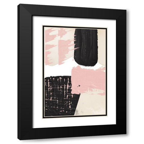 Expression of calm-2 Black Modern Wood Framed Art Print with Double Matting by Ann Moss, Sally
