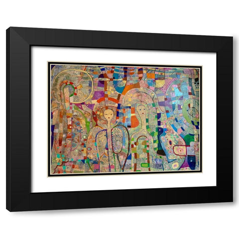 Angels Among Us 2020 Black Modern Wood Framed Art Print with Double Matting by Loebelsohn, Alise