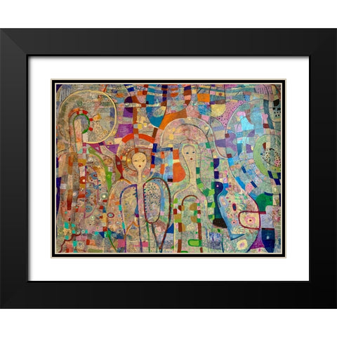 Angels Among Us 2020 Black Modern Wood Framed Art Print with Double Matting by Loebelsohn, Alise